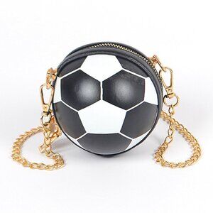 BNWT Petite Soccer Ball Pouch Swing Bag Fun Bag Novelty Bag